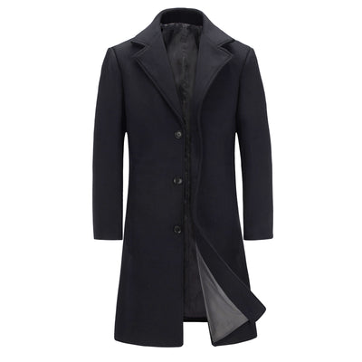 INVACHI Wool Blend Trench Coat