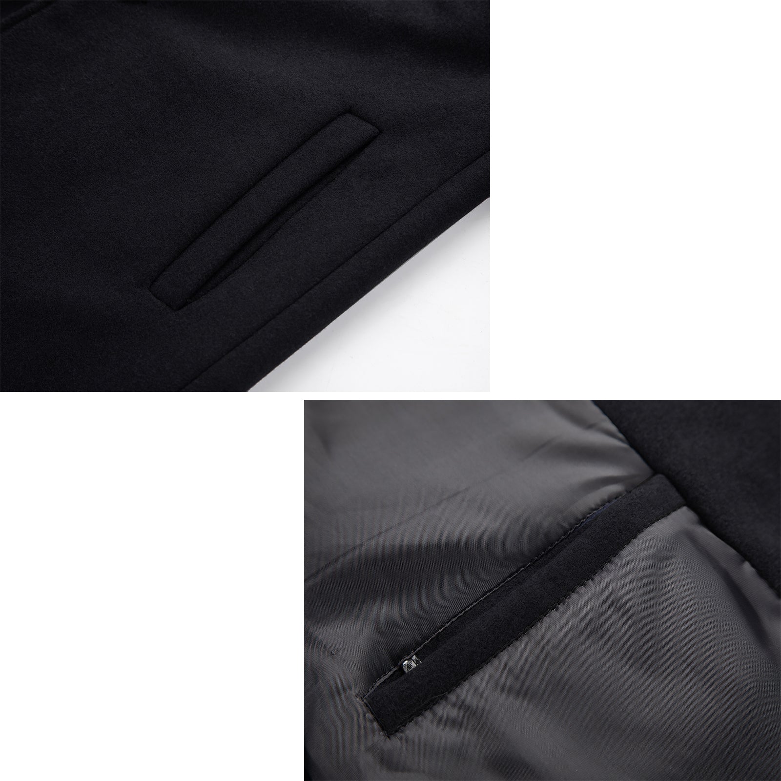 INVACHI Wool Blend Trench Coat