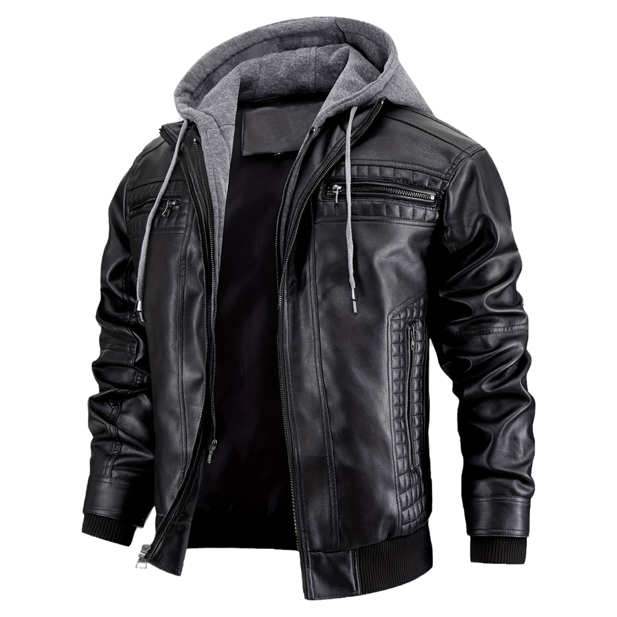 INVACHI Vintage Leather Jacket