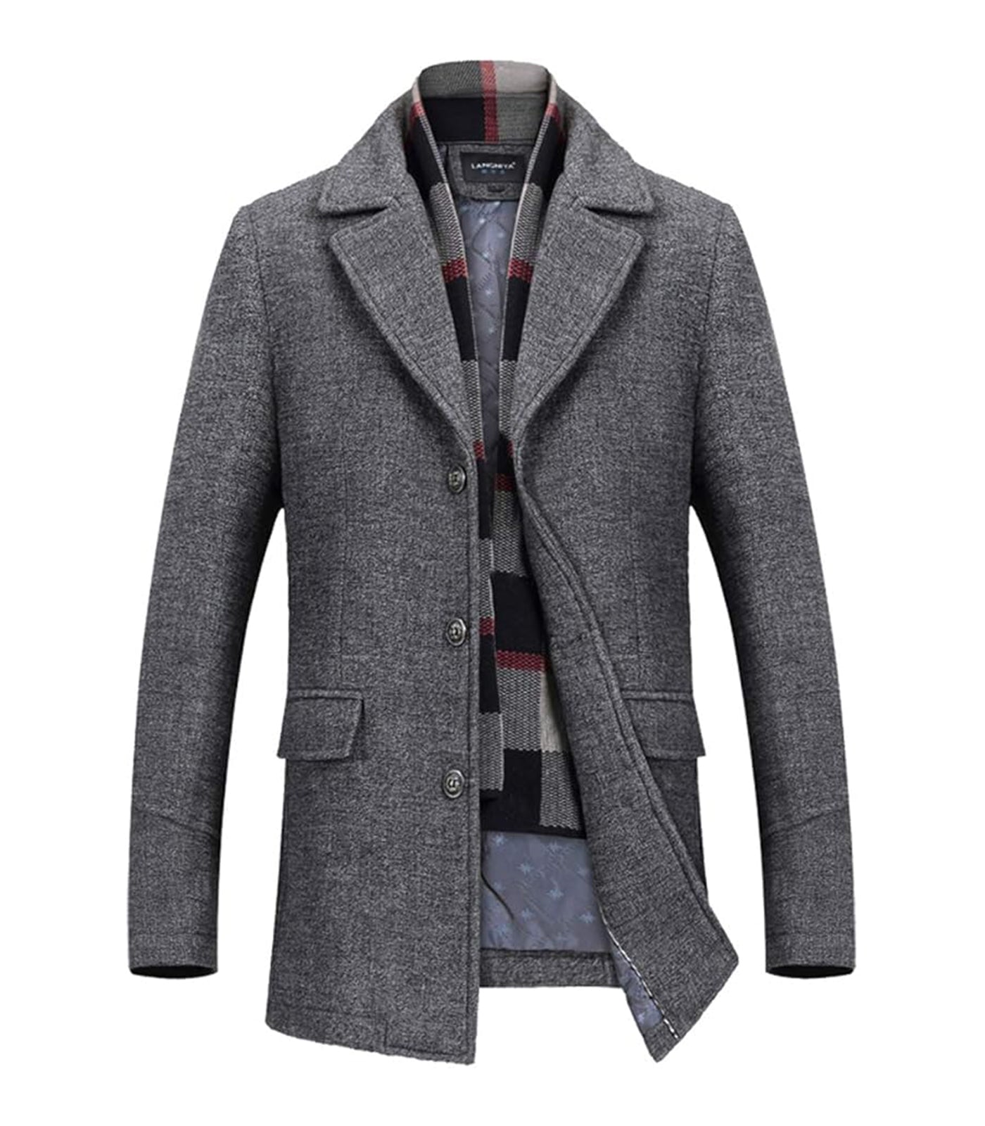 INVACHI Wool Blend Coat
