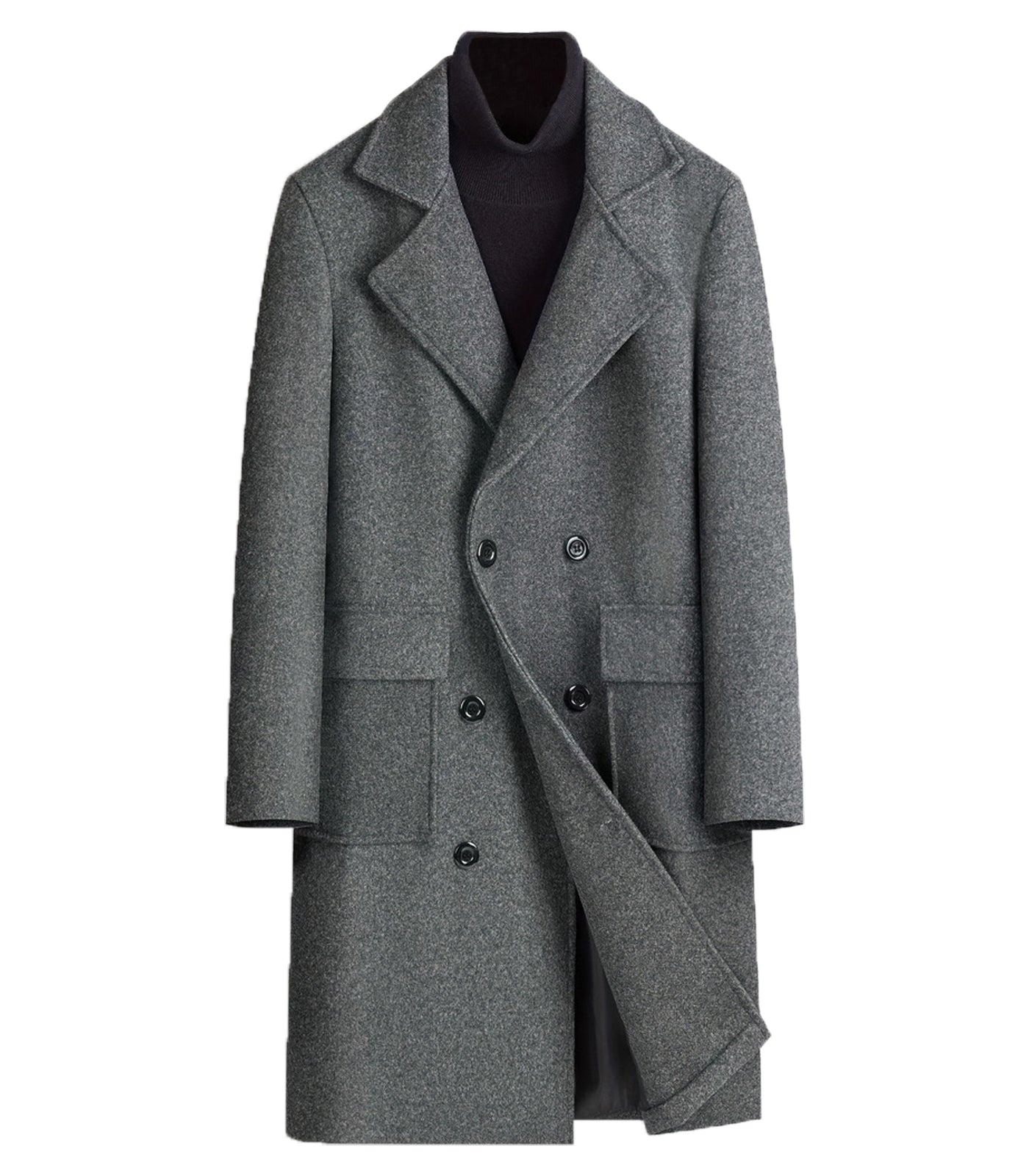 INVACHI Casual Pea Coat