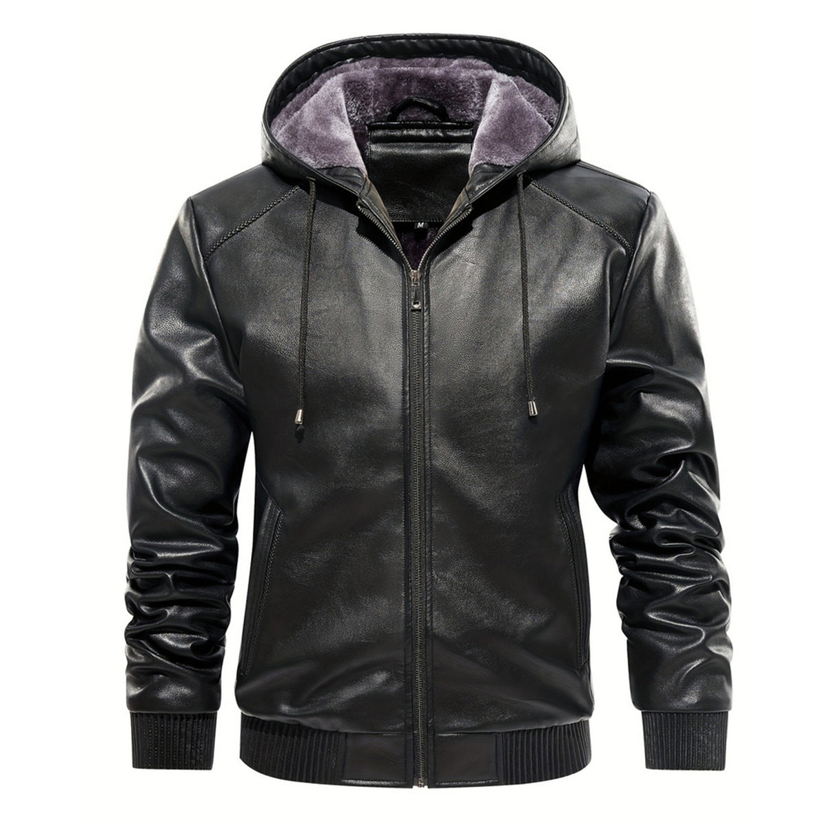 INVACHI Faux Leather Jacket