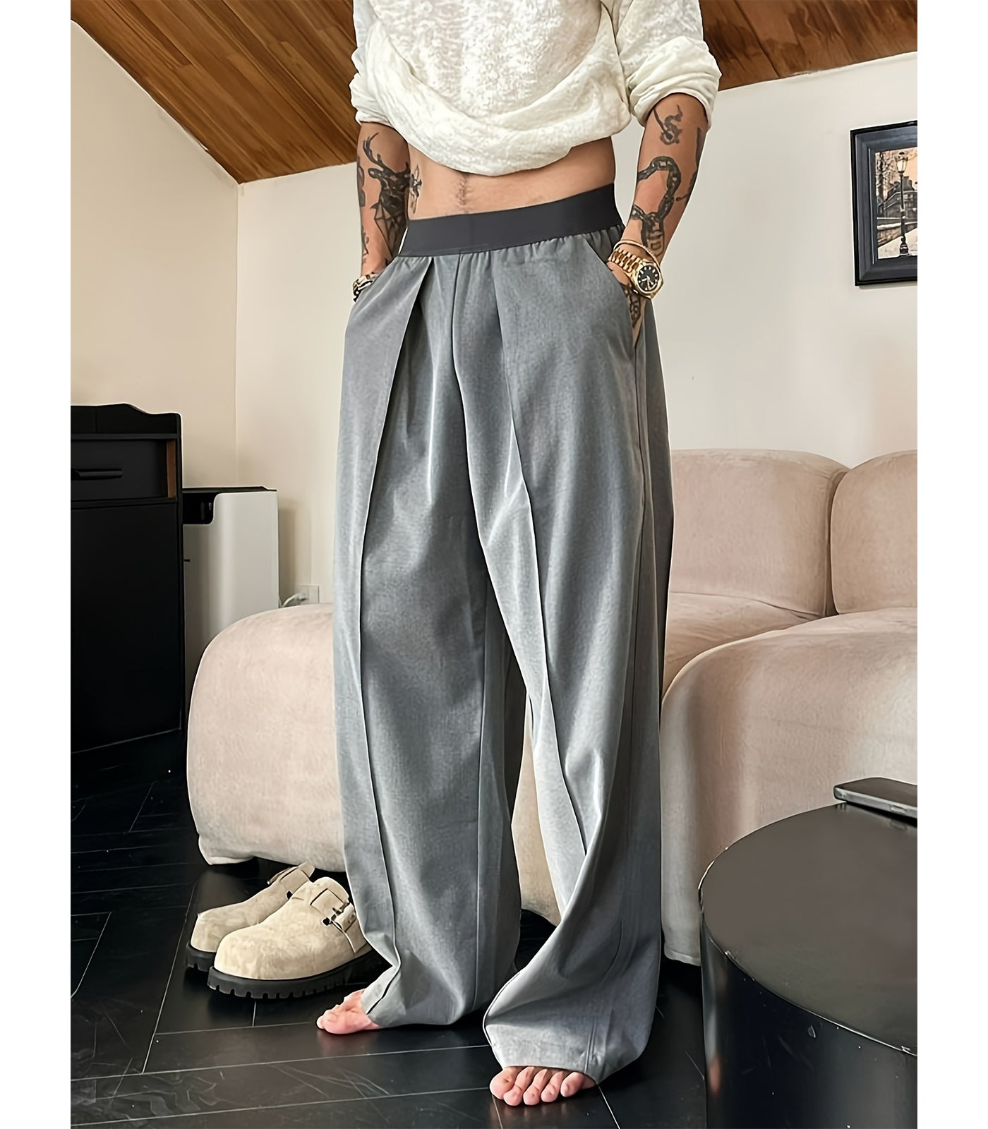 INVACHI Mens Casual Pants