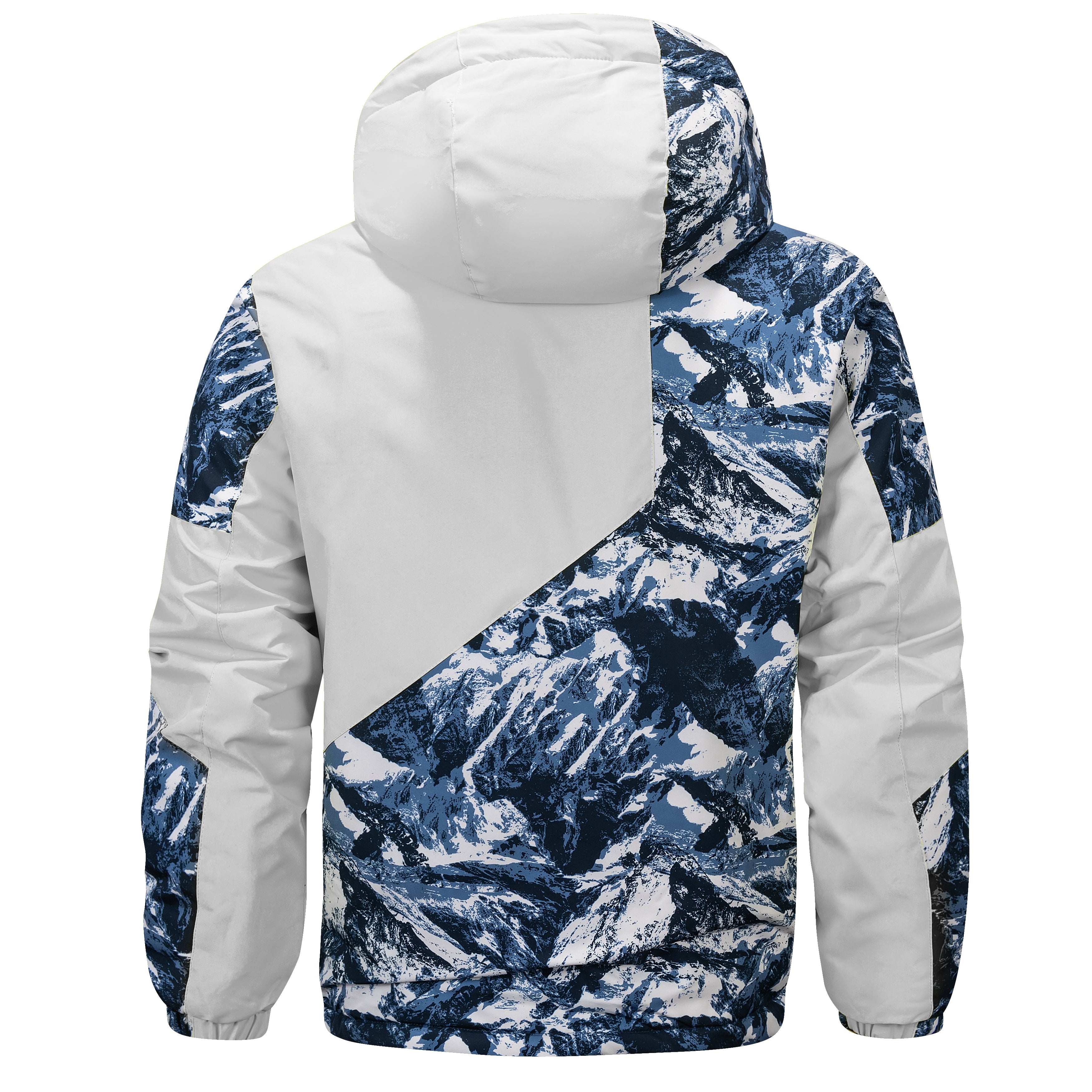 INVACHI Men's Fleece Lined Ski Jacket Water and Windproof Winter Coat