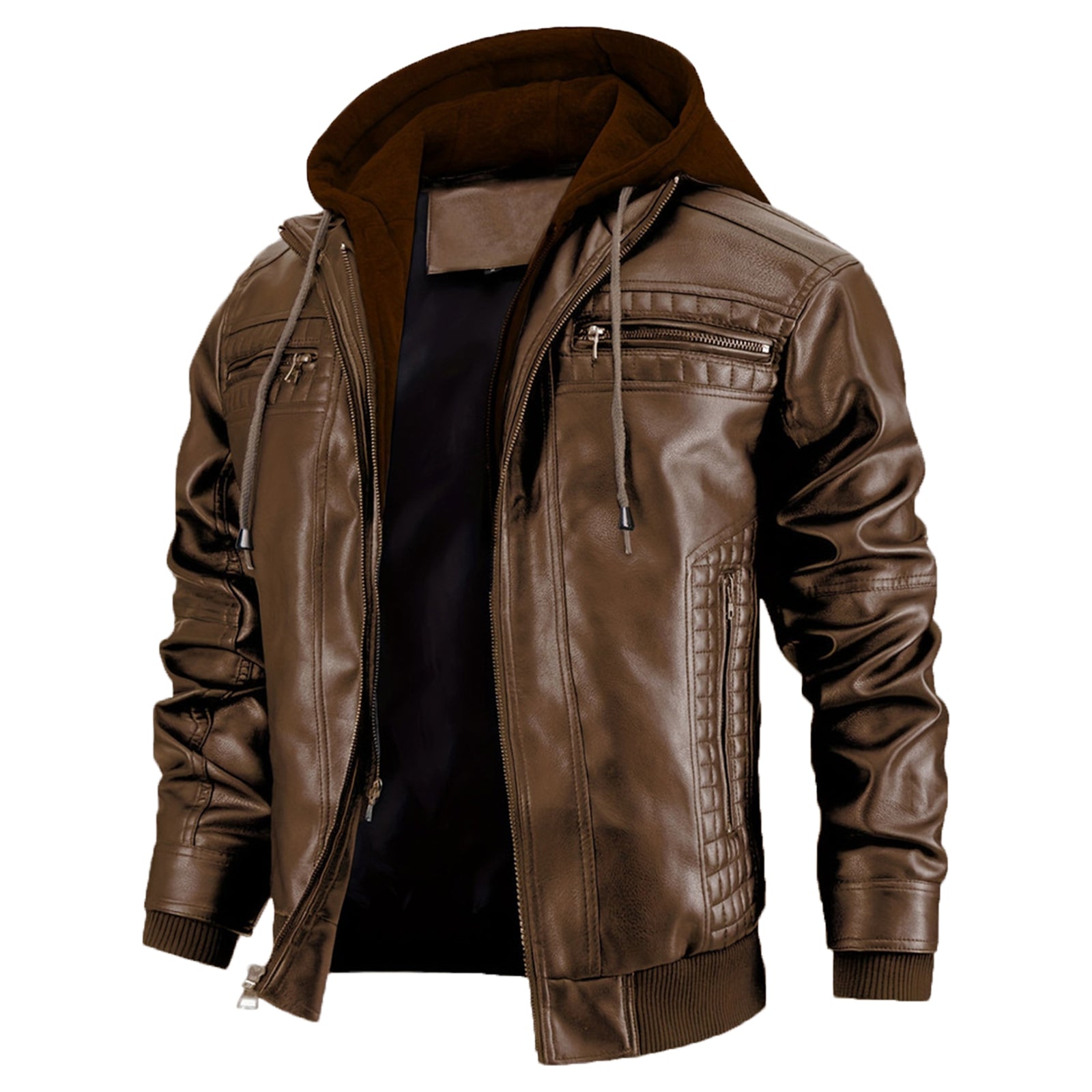 INVACHI Vintage Leather Jacket