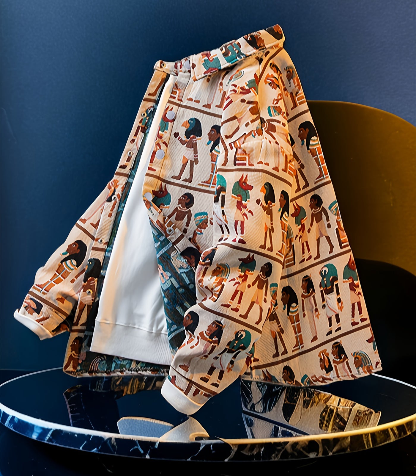 INVACHI Van Gogh Print Shirt