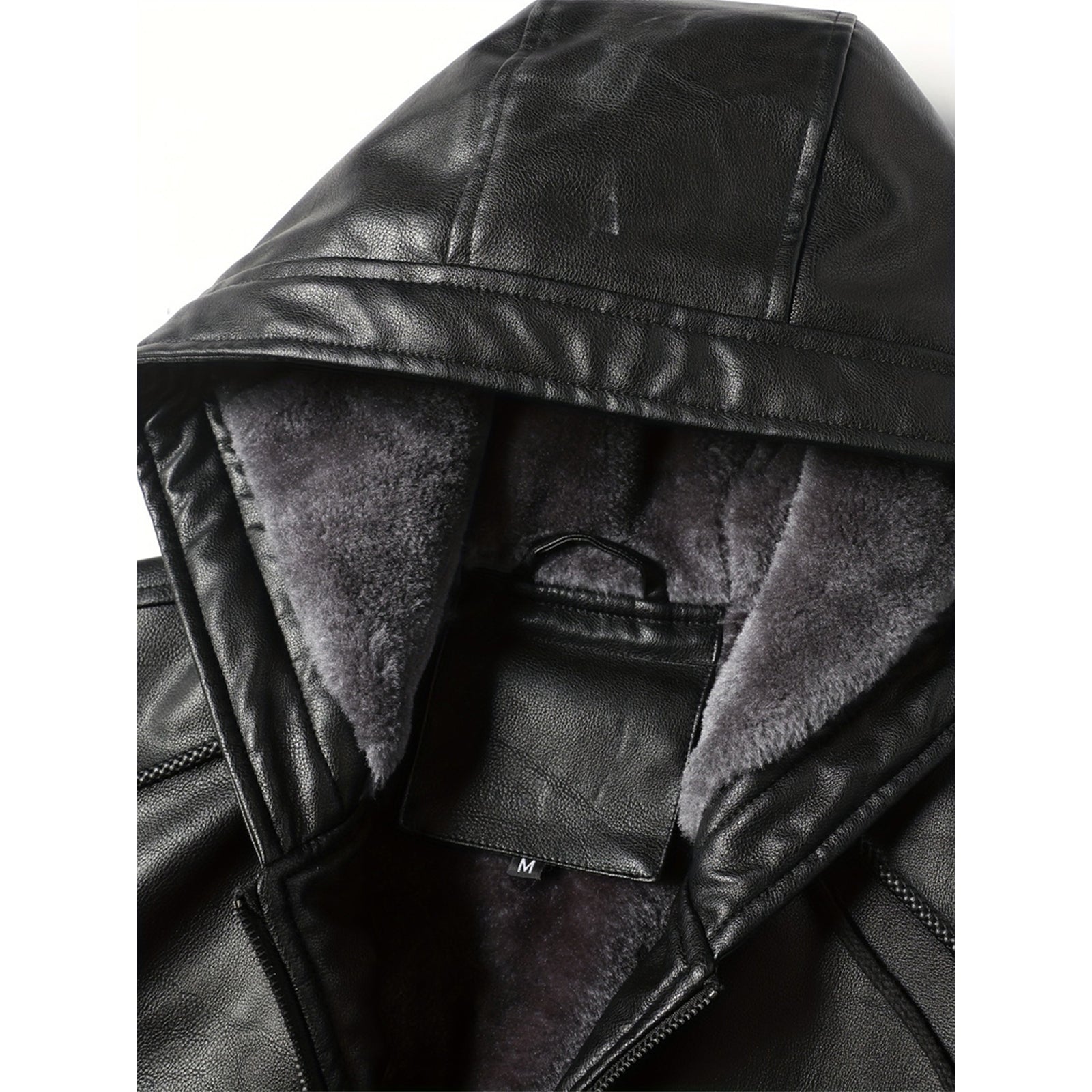 INVACHI Faux Leather Jacket