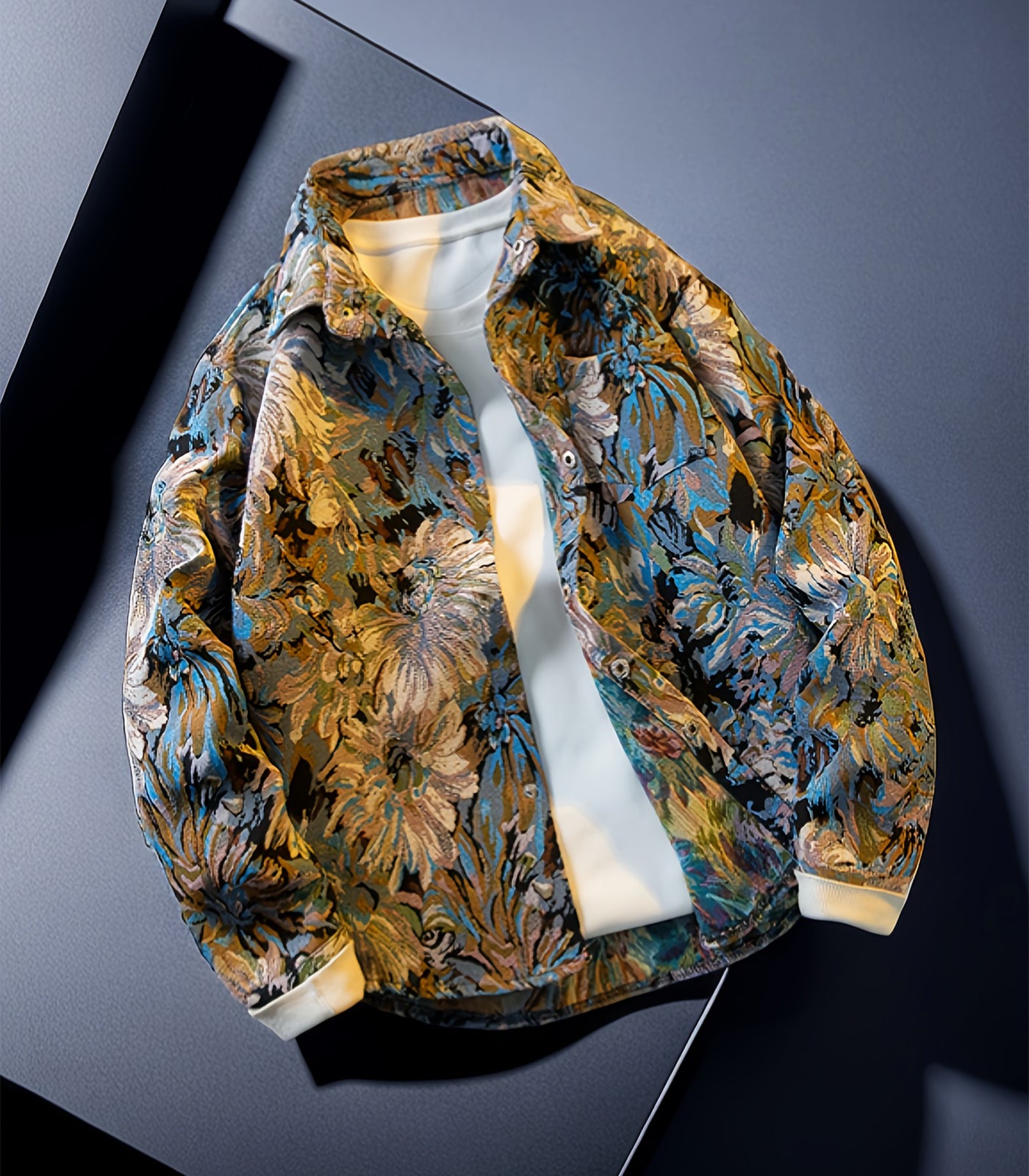 INVACHI Van Gogh Print Shirt