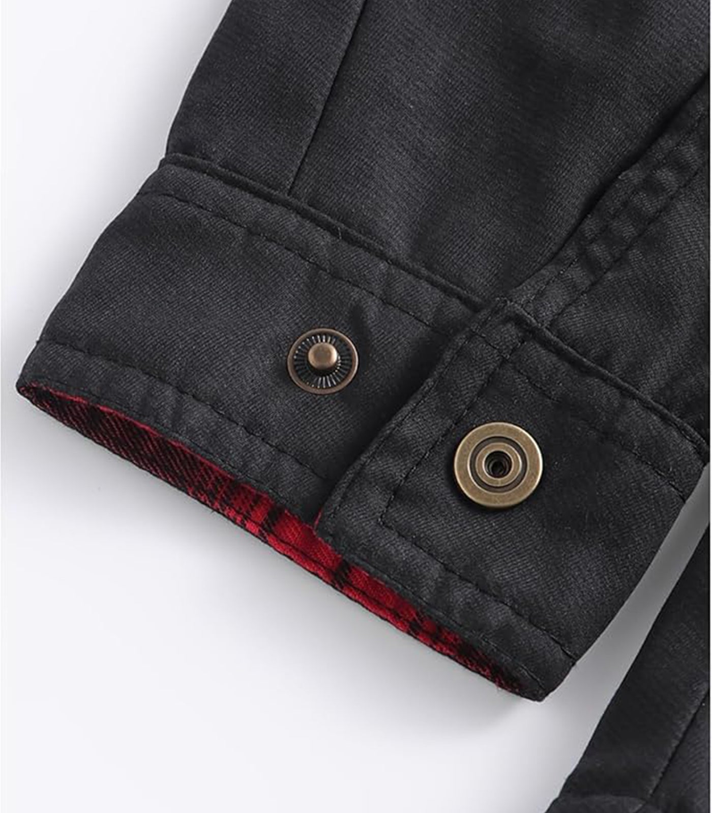 INVACHI Plaid Shirt Jacket