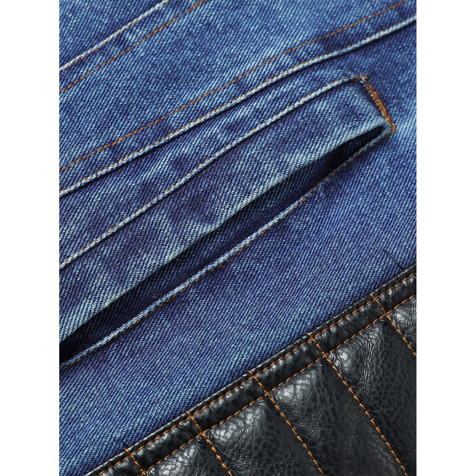 INVACHI Hooded Denim Jacket