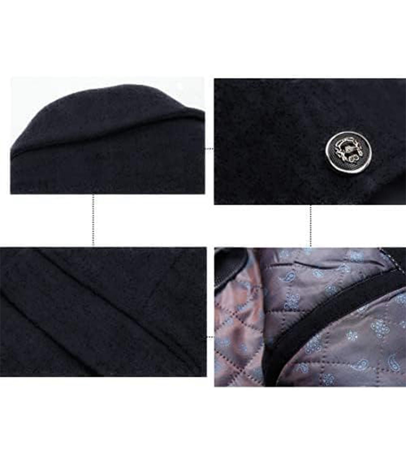 INVACHI Wool Blend Coat