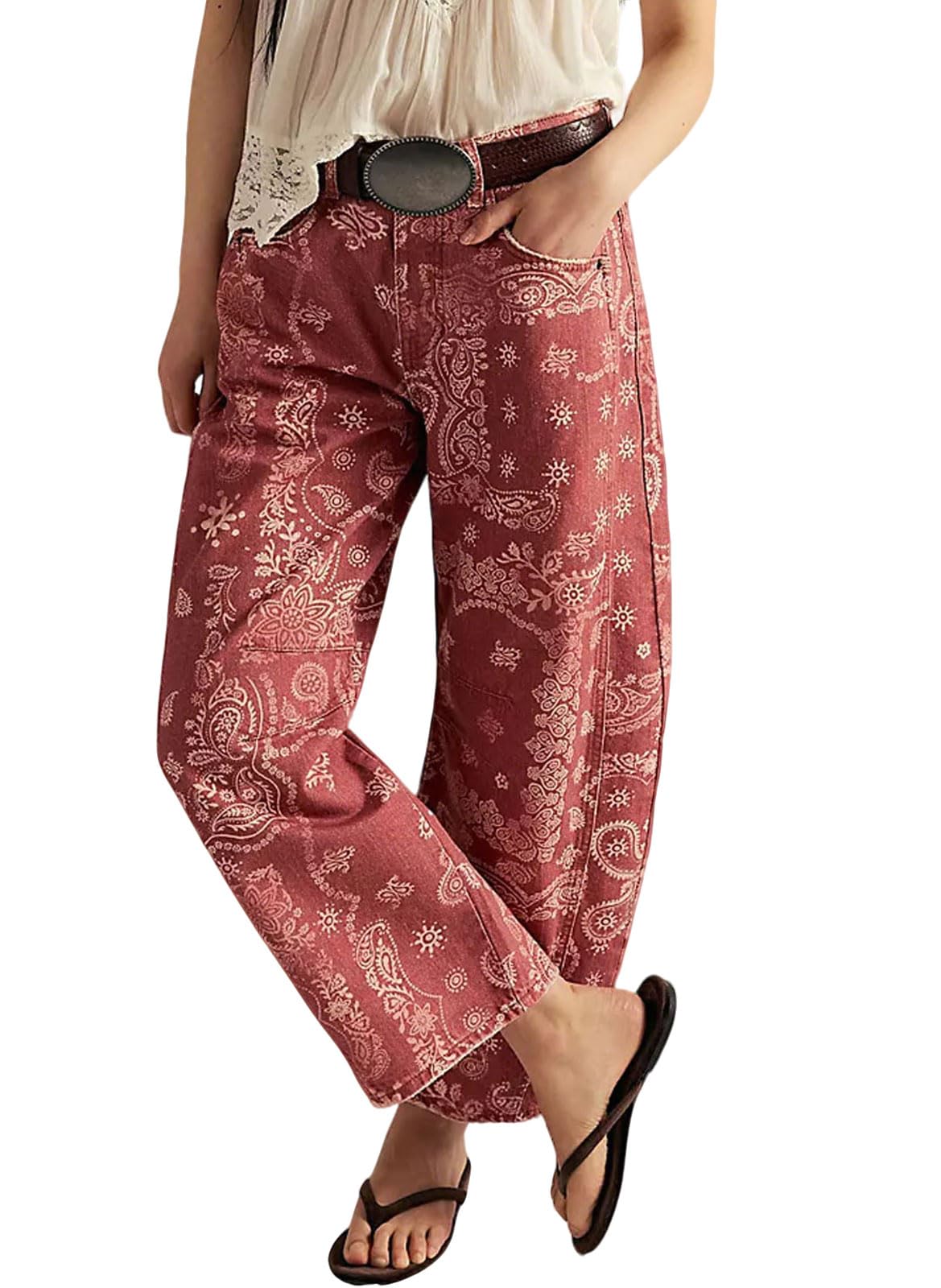 Women Barrel Jeans