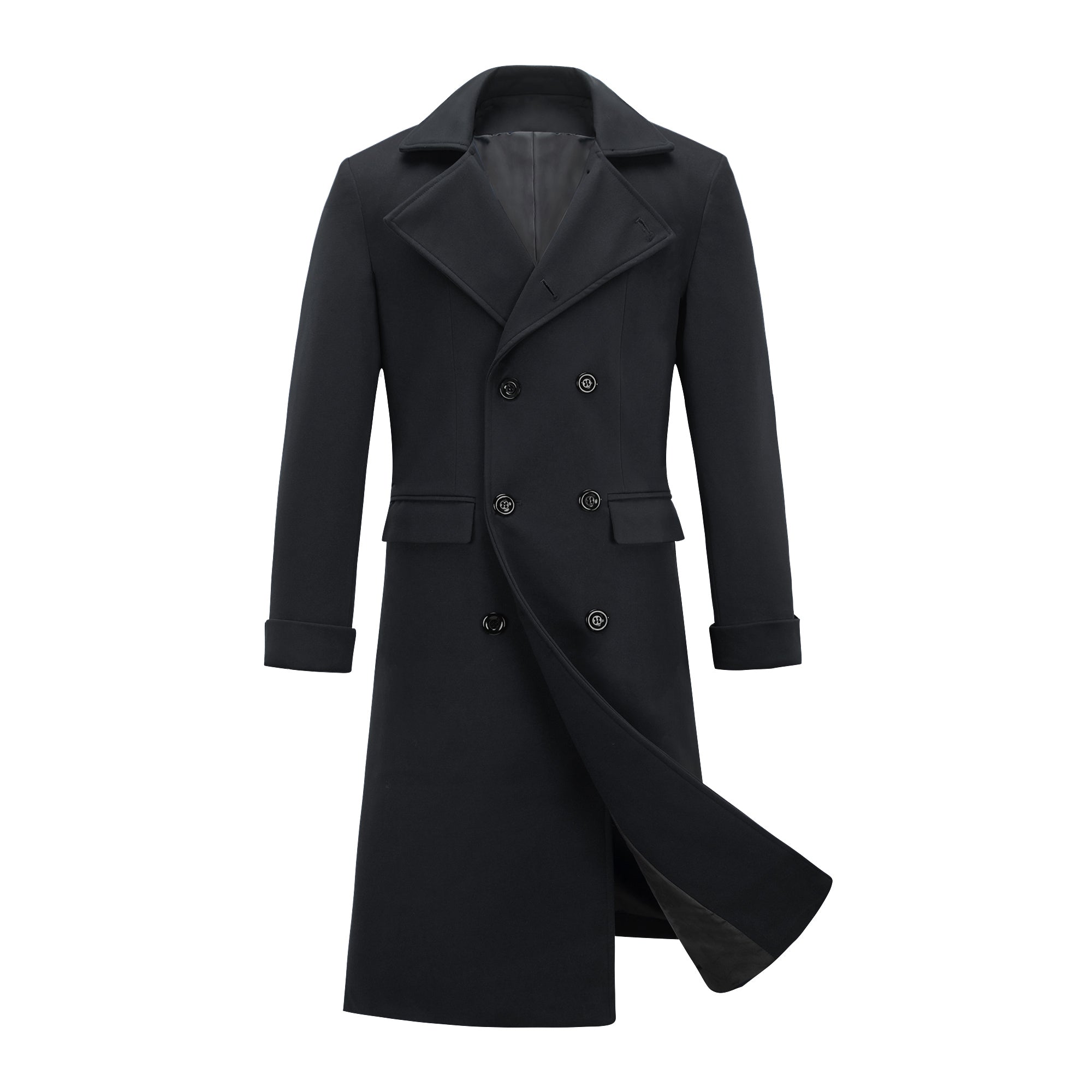 INVACHI Mens Pea Coat