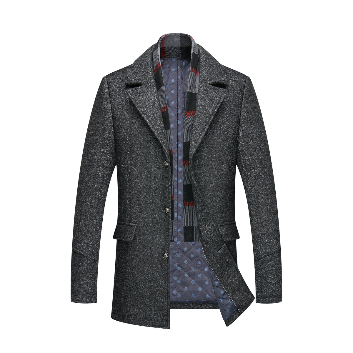 INVACHI Wool Blend Coat