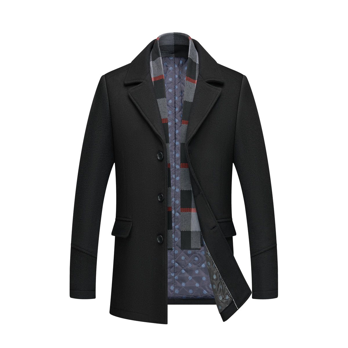 INVACHI Wool Blend Coat