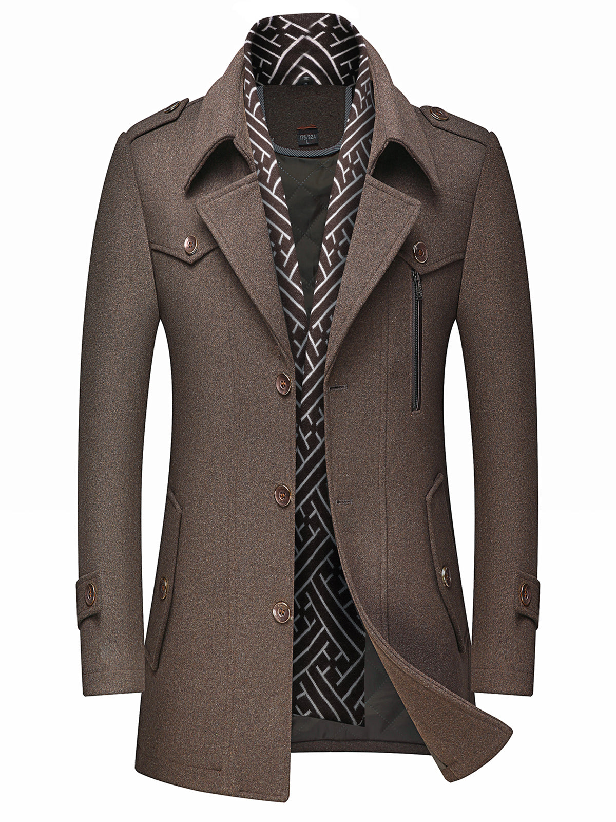 INVACHI Wool Coat